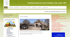 Desktop Screenshot of deoudehofstede.nl