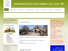 Tablet Screenshot of deoudehofstede.nl